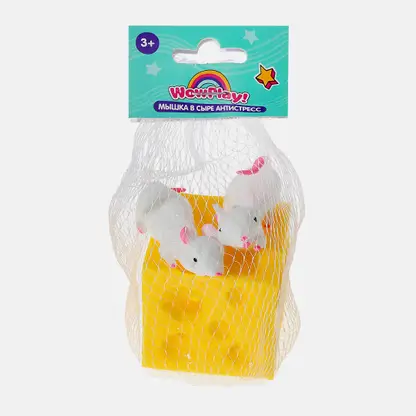 Игрушка Антистресс Мышки в сыре TL8888 в ассортименте