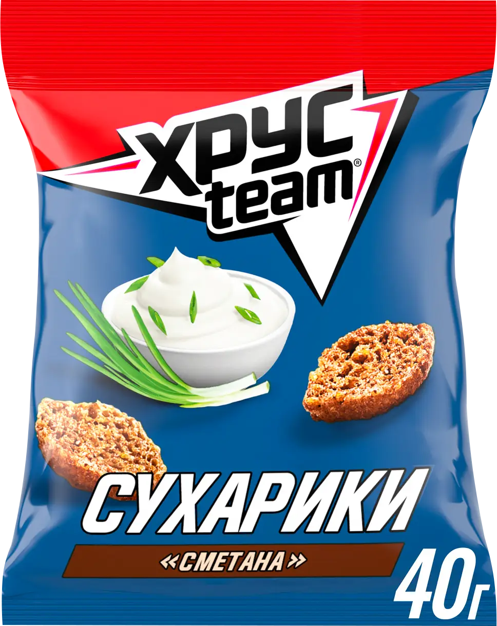 Сухарики Хрусteam Сметана 40г - Магнит-Продукты