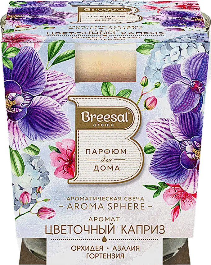 Свеча Breesal ароматическая Цветочный каприз