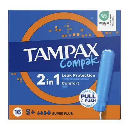 Изображение товара Тампоны Tampax Compak Super Plus 16шт