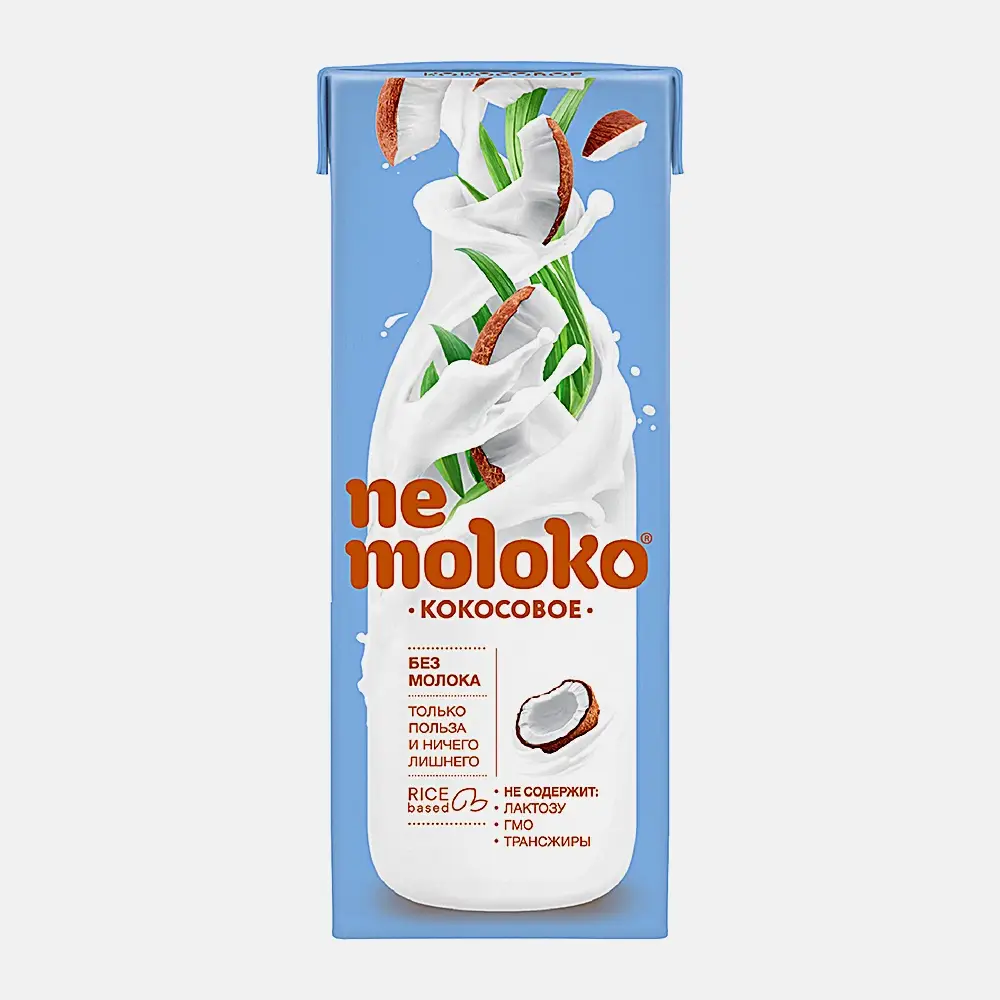 Напиток кокосовый безлактозный Nemoloko 200мл