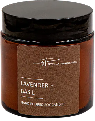 Свеча Stella Fragrance в банке Lavender Basil 90г
