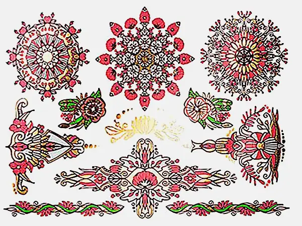 Временные татуировки Три татушки код 44