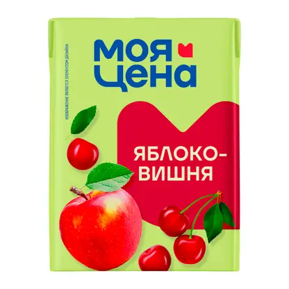 Изображение товара Напиток Моя цена Яблоко-вишня 200мл