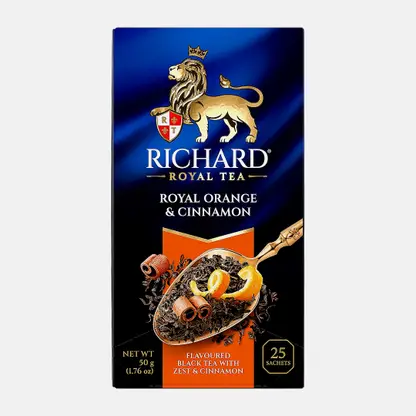 Чай черный Richard Royal Orange&Cinnamon 25пак 50г