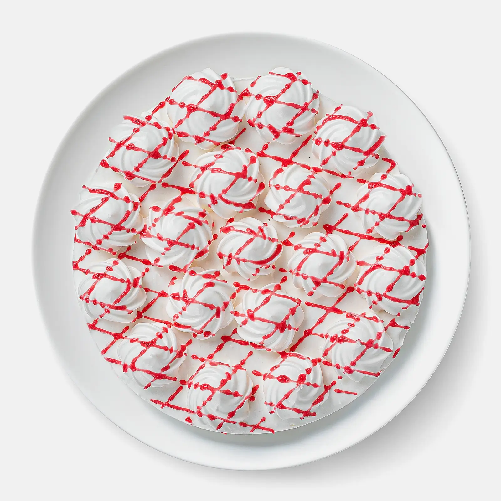 Изображение товара Молочный клубничный торт Mirel 650 г вкусный десерт для праздника