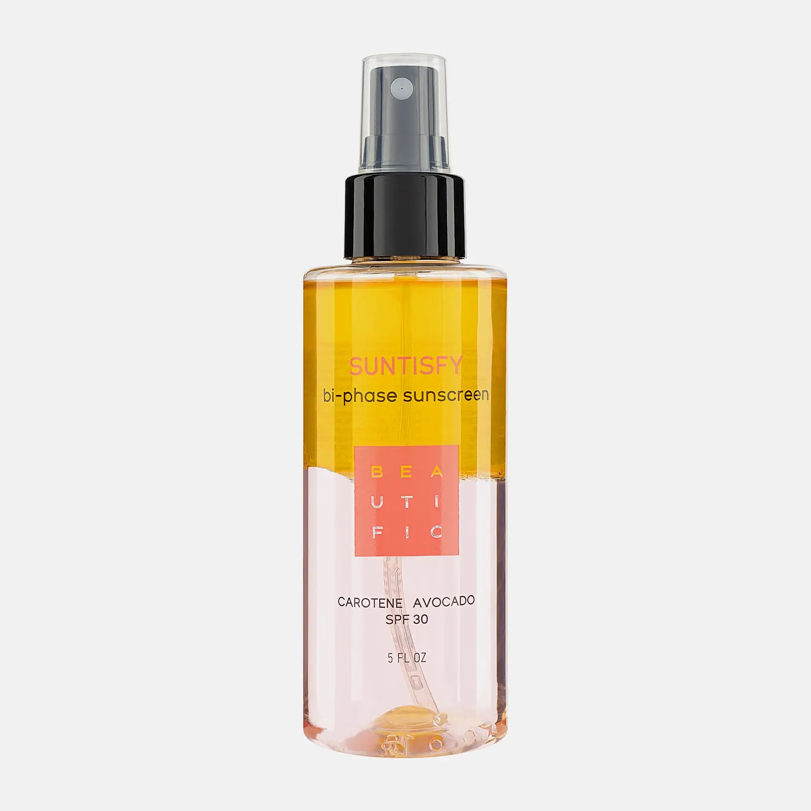 Спрей для тела Beautific Suntisfy Солнцезащитный двухфазный SPF30 150мл