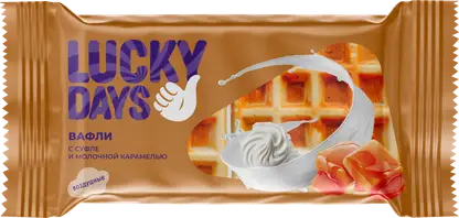 Изображение товара Мягкий десерт с молочной карамелью Lucky Days 144г