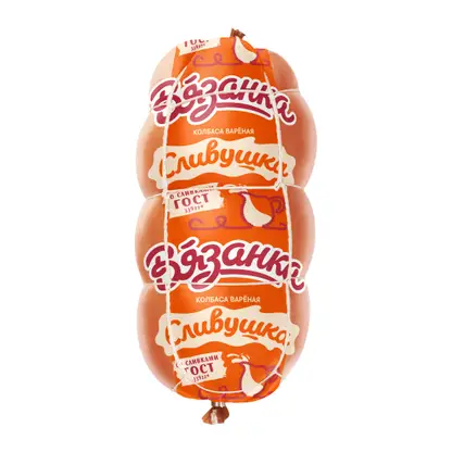 Изображение товара Колбаса Вязанка Сливушка вареная 375г