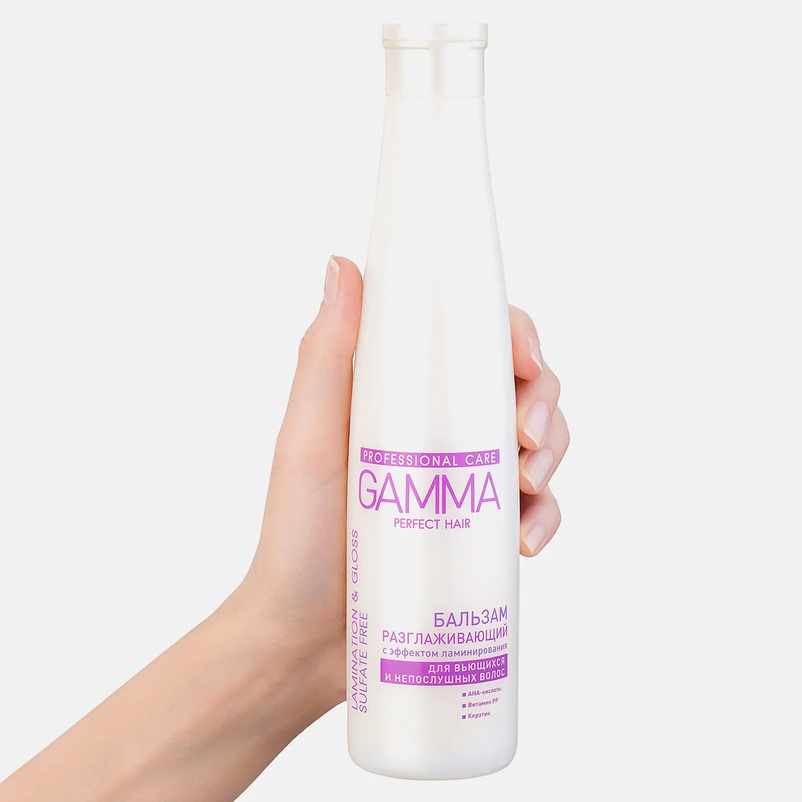 Бальзам Gamma Perfect hair с эффектом ламинирования 350мл - фото 3