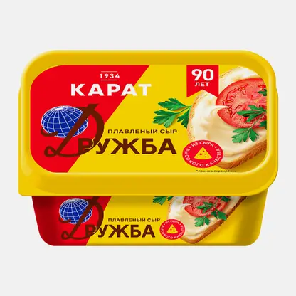 Сыр плавленый Карат Дружба 45% 400г