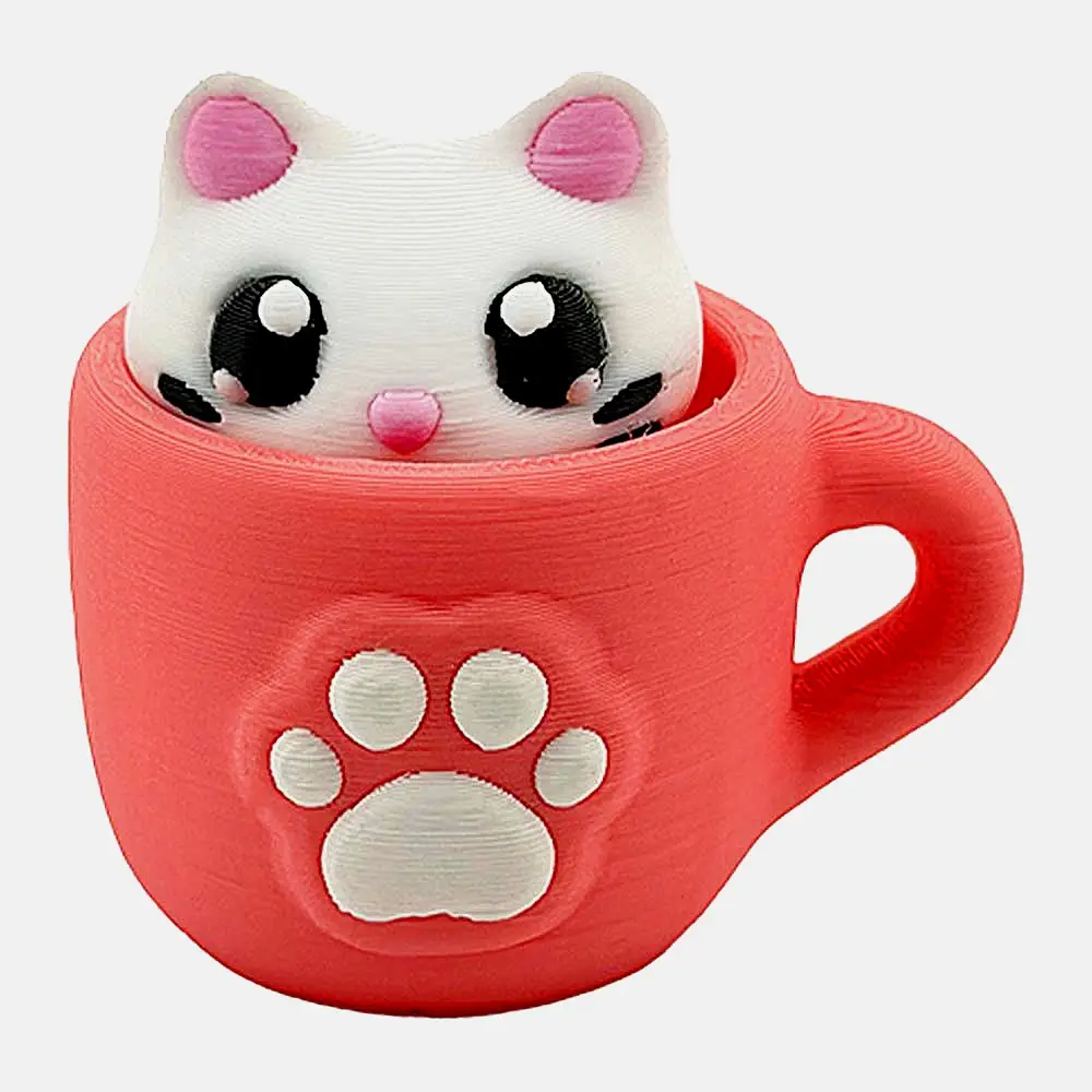 3D фигурка кликер Кофейные котики Funberry Toys в ассортименте - фото 3