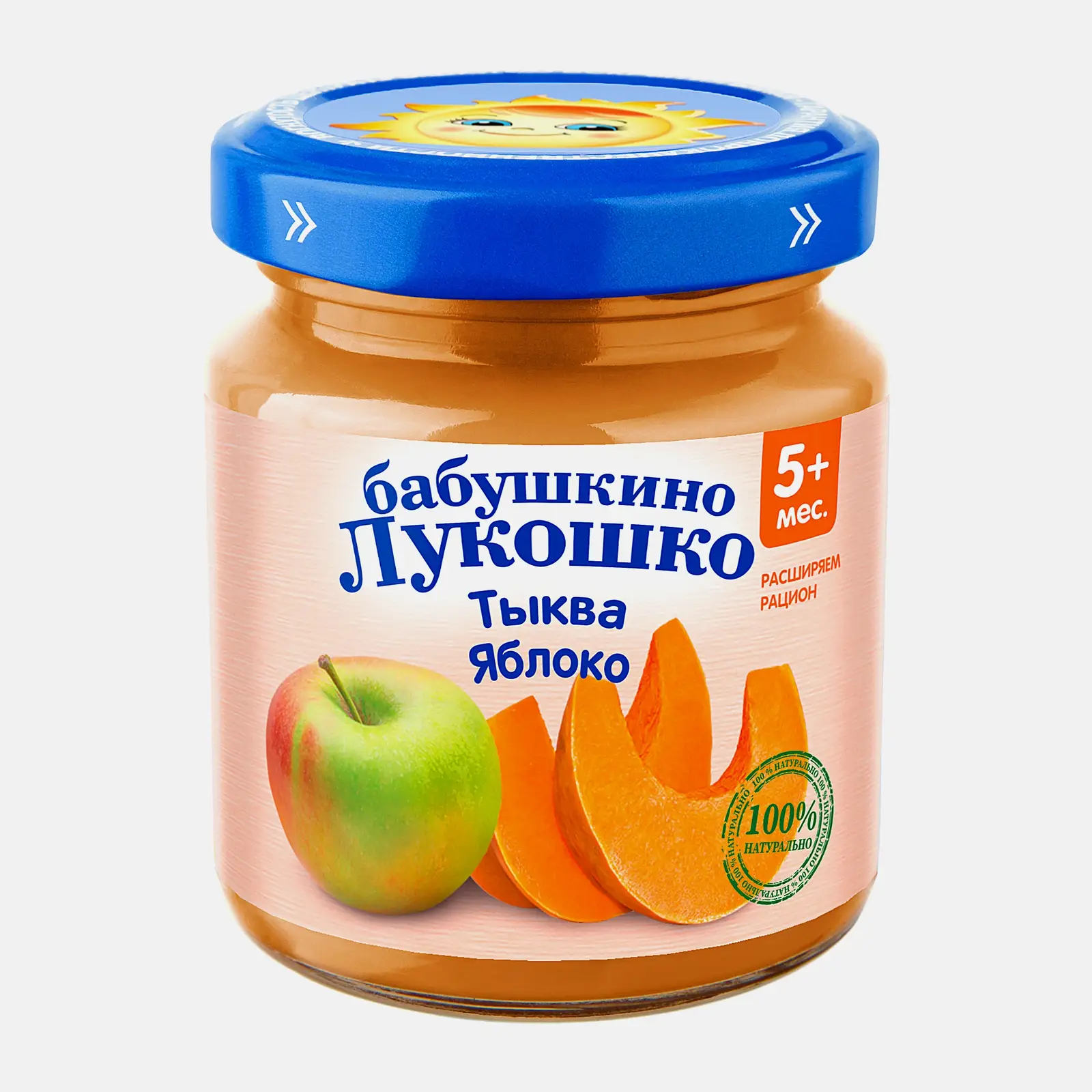 Пюре Бабушкино Лукошко Тыква Яблоко 100г