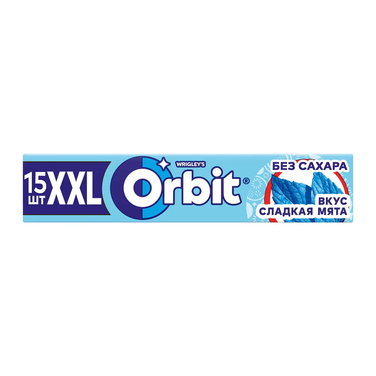 Изображение товара Жевательная резинка Orbit XXL Сладкая мята без сахара 20.4г