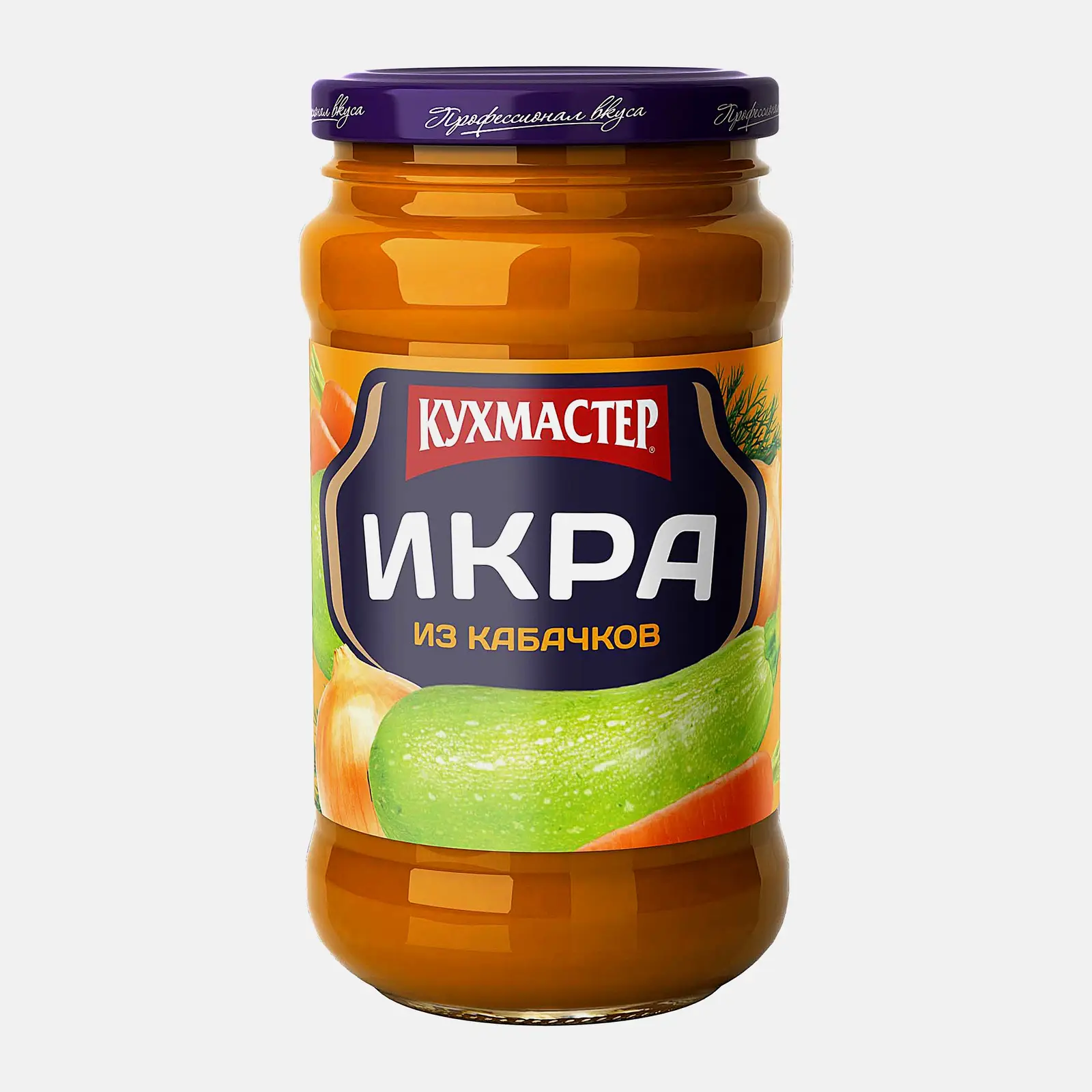 Изображение товара Кабачковая икра Кухмастер 385 г натуральный деликатес