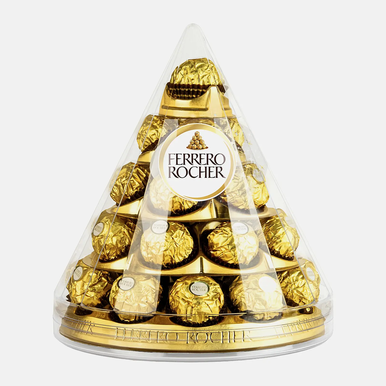 Конфеты Ferrero Rocher из молочного шоколада с начинкой из крема и лесного ореха 350г