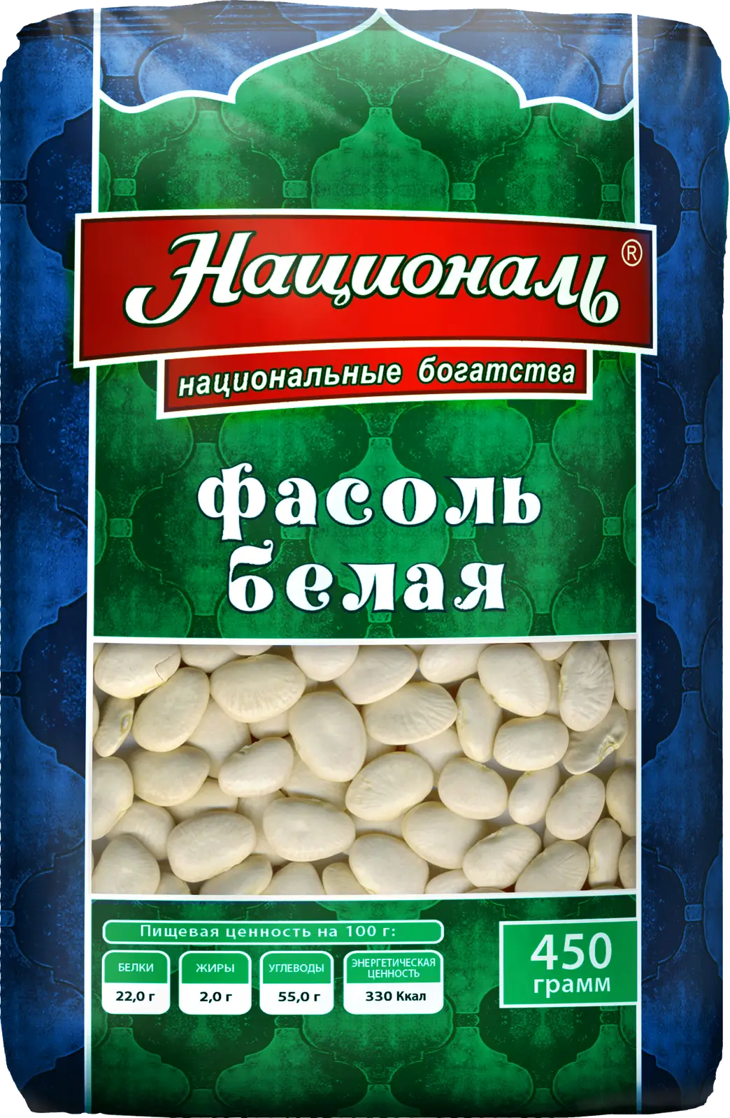 Фасоль Националь белая 450г — в каталоге на сайте сети Магнит | Краснодар