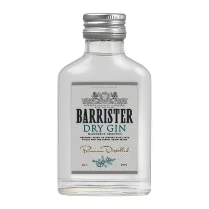 Джин сухой Barrister Dry 40% 100мл