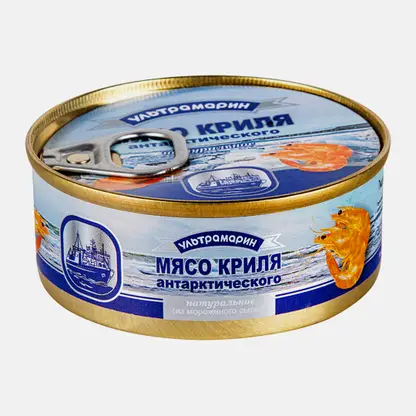 Мясо криля натуральное Ультрамарин 105г