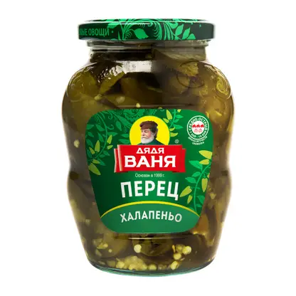 Изображение товара Перец Дядя Ваня Халапеньо 350г