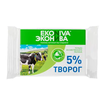 Изображение товара Творог ЭкоНива мягкий 5% 180г