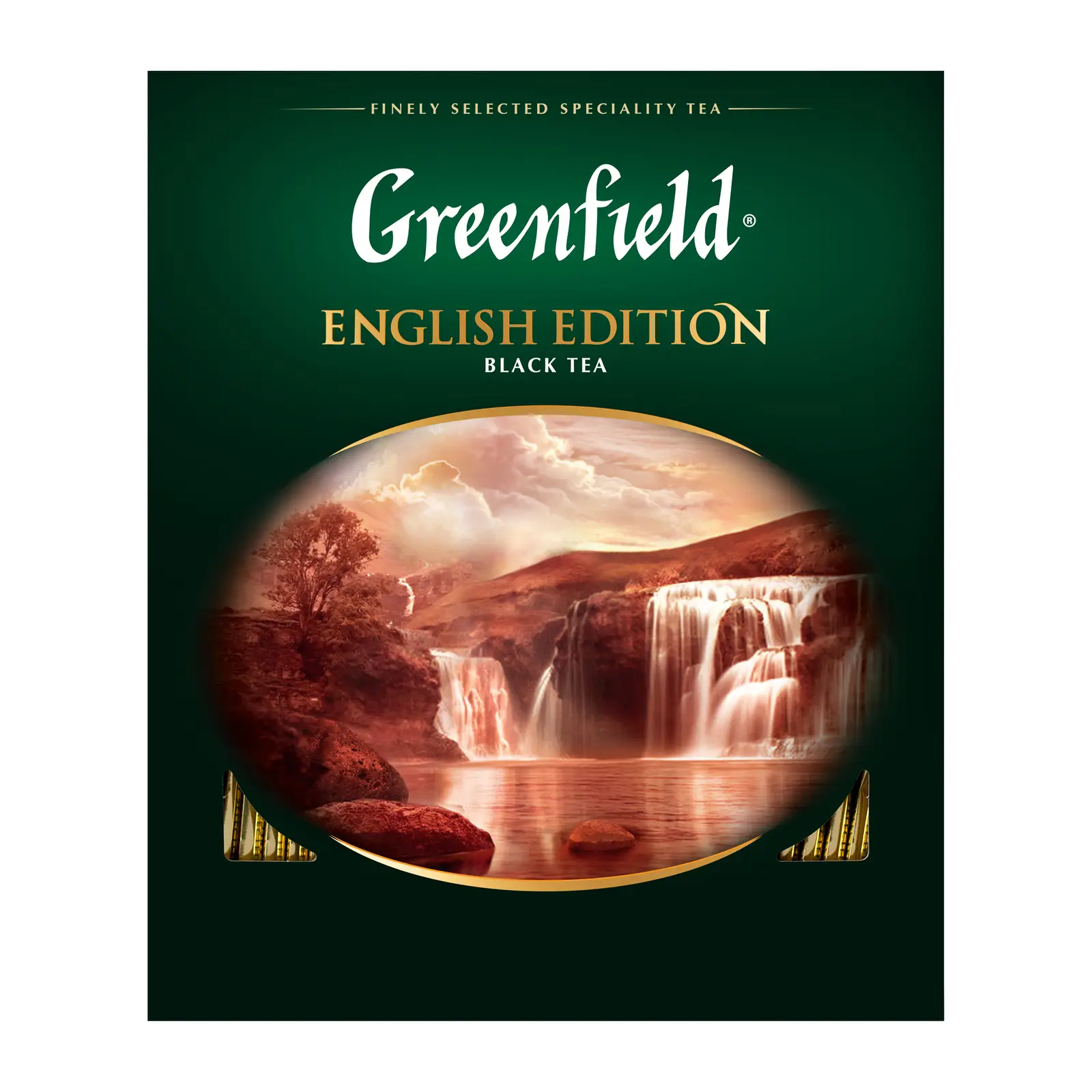 Изображение товара Чай черный Greenfield English Edition 100 паклист висококачественный цейлонский