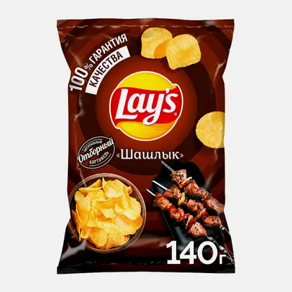 Чипсы шашлык Lays 140г