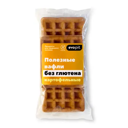 Изображение товара Бельгийские вафли картофельные без глютена Evopit 220г