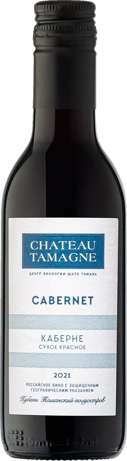 Изображение товара Вино Chateau Tamagne Каберне красное сухое 13% 187мл