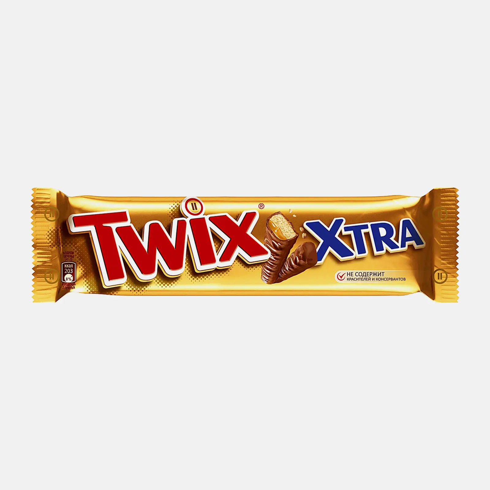 Шоколадный батончик с карамелью Twix Xtra 82г