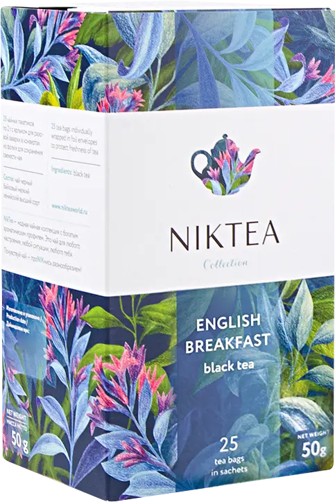 Изображение товара Чай черный Niktea English Breakfast 25 пакетов
