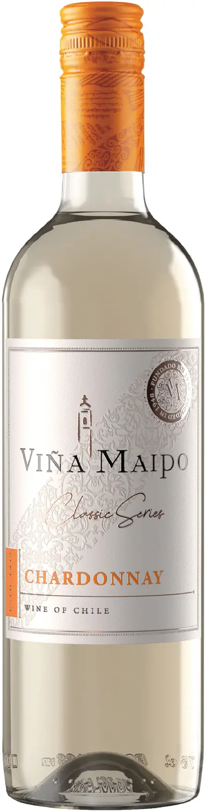 Изображение товара Вино Vina Maipo Classic Шардоне белое полусухое 750 мл Чили