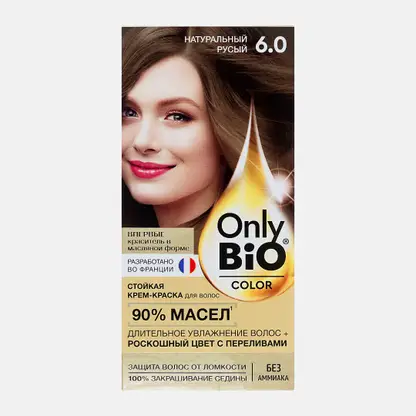 Краска для волос Only Bio Color тон 6.0 Натуральный русый 115мл