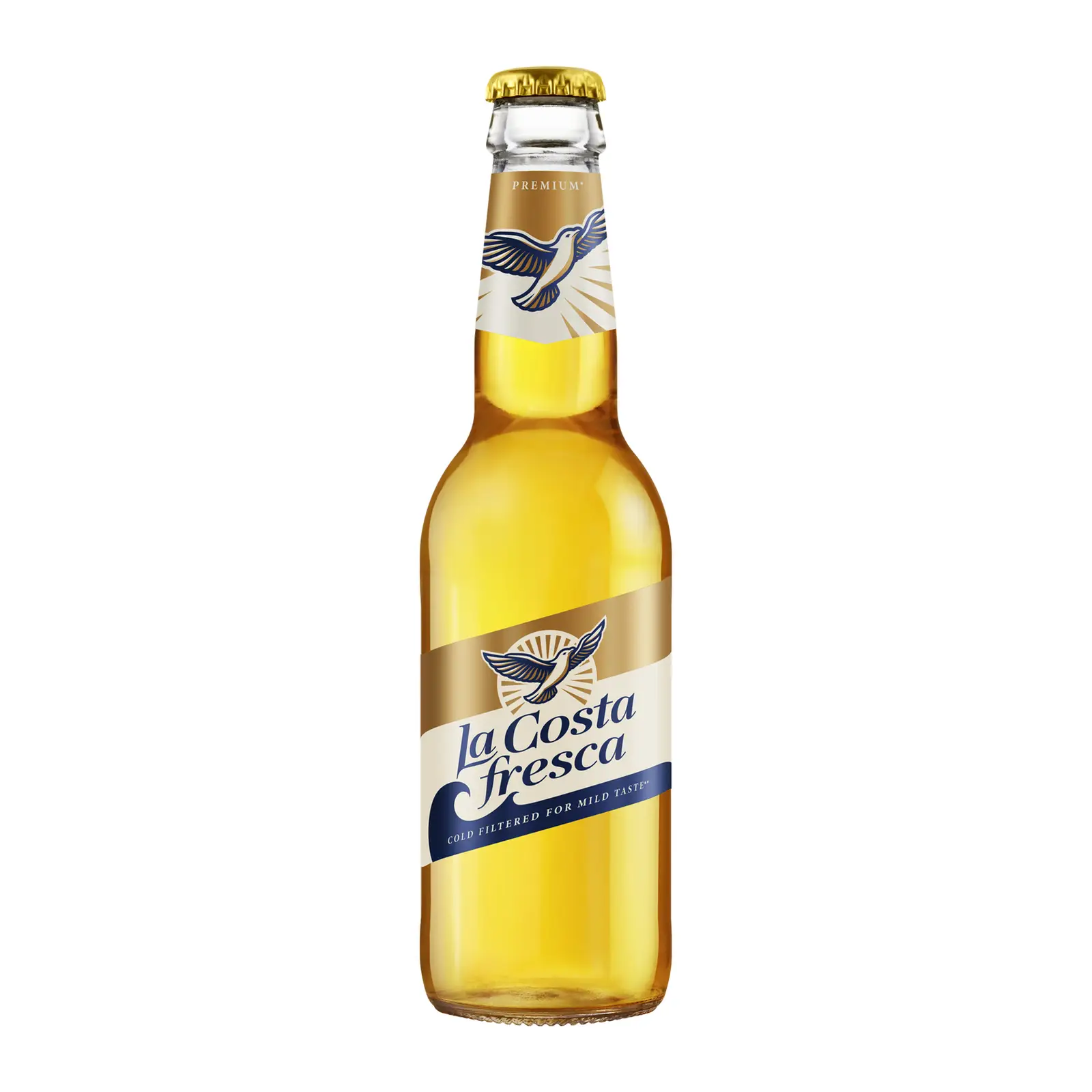 Изображение товара Пиво La Costa Fresca светлое пастеризованное фильтрованное 4.1% 330мл