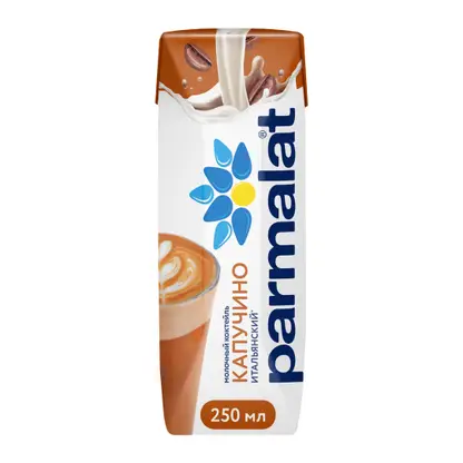 Изображение товара Молочный коктейль Parmalat с кофе и какао Капучино 1.5% 250мл