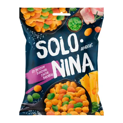 Изображение товара Арахис Solo Nina Вкусовой микс 70г