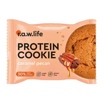 Изображение товара Протеиновое печенье Карамельный Пекан R.A.W.Life 37г