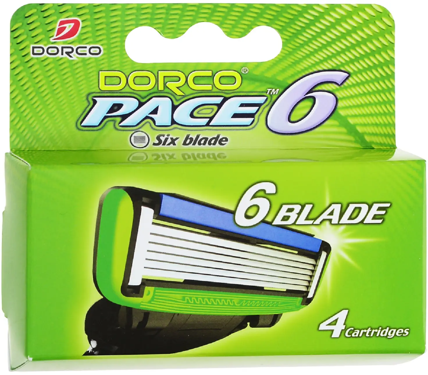 Кассеты для бритья Dorco Pace 6 мужские 6 лезвий 4шт