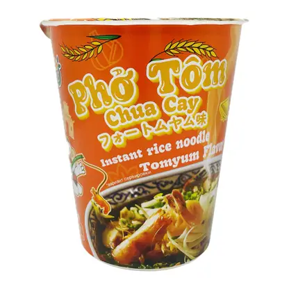 Изображение товара Лапша рисовая быстрого приготовления со вкусом Том Ям King Pho 61г