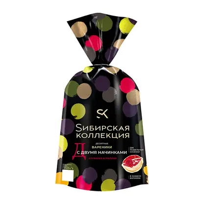 Изображение товара Вареники Sибирская Коллекция десерт клубника-малина 700г