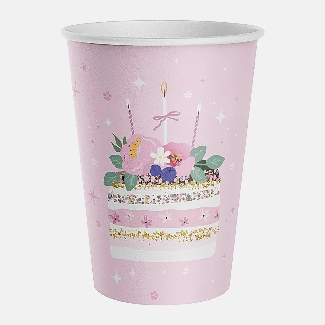Стаканы картонные Пакетико Girls 250мл 6шт - фото 6