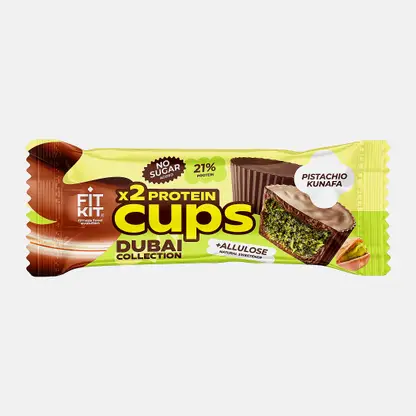 Десерт глазированный Сups фисташковая кунафа Fit Kit 70г