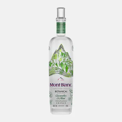 Водка особая MontBlanc Botanical Cucumber Mint 38% 700мл