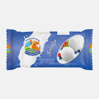Мороженое пломбир ванильный Коровка из Кореновки 15% 200г