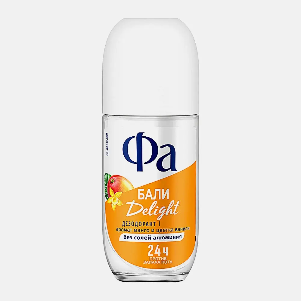 Дезодорант женский Фа Ритмы острова Бали Delight роликовый 50мл Дезодорант женский Фа Ритмы острова Бали Delight роликовый 50мл