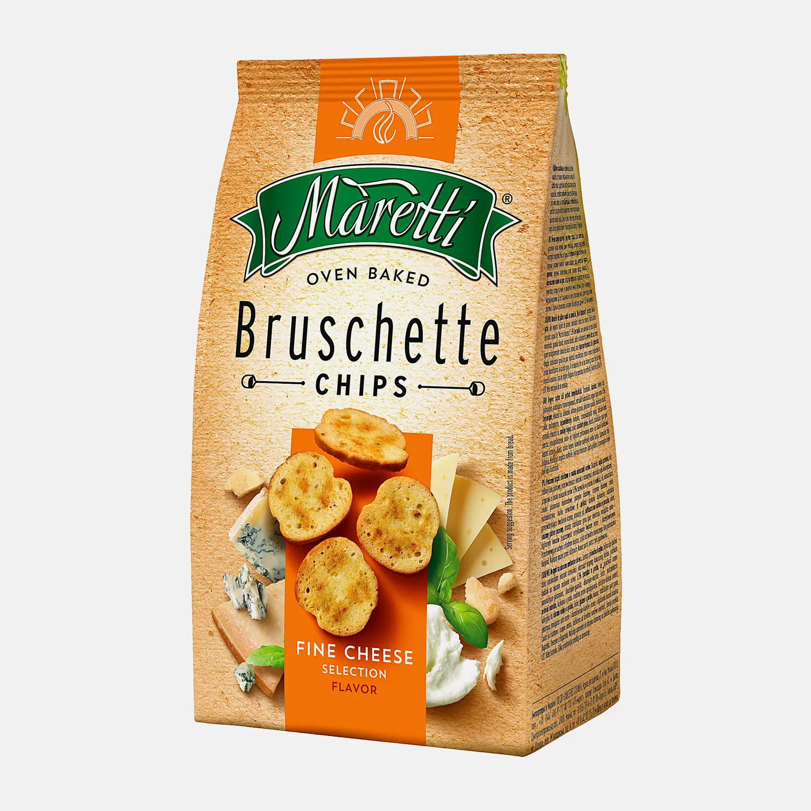 Печёные Maretti хлебные ломтики сырный микс 70г