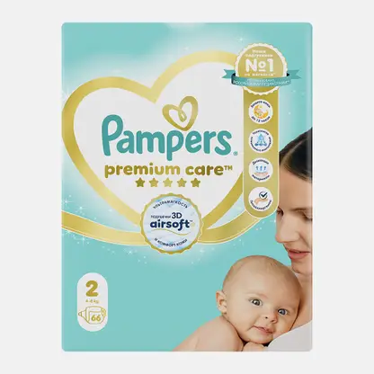 Подгузники Pampers Premium Care Mini 4-8кг 66шт