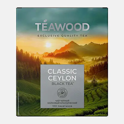 Чёрный чай Classic Ceylon Teawood 100пак