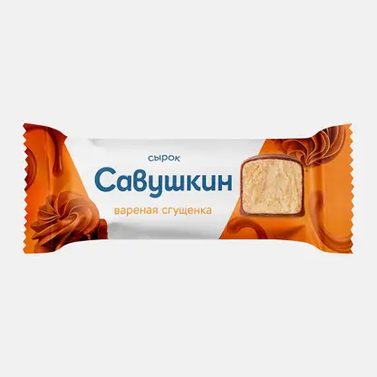 Сырок Савушкин творожный глазированный Ваниль Сгущенка 20% 40г
