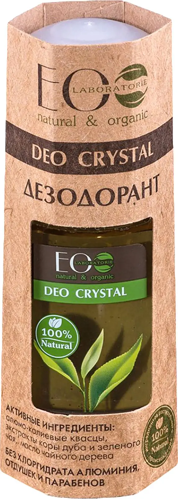 Дезодорант Eo Laboratorie Deo Crystal Зеленый чай и кора дуба 50мл